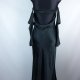 Oh Polly satynowa sukienka maxi antracyt 8 / 36