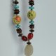 Handmade naszyjnik z kamieni korale boho, unikat