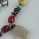 Handmade naszyjnik z kamieni korale boho, unikat