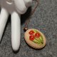 Ręcznie haftowany wisior  POPPY