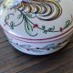 Portugalska porcelana puzderko ręcznie malowane  dekoracja  ptak