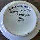Portugalska porcelana puzderko ręcznie malowane  dekoracja  ptak