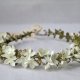 Jaśminowy sen – delikatny wianek handmade w odcieniach bieli i zieleni