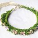 Pudrowy Świt – romantyczny wianek handmade w pastelowych tonach