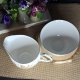 Duży mlecznik i cukiernica angielska porcelana kostna Colclough fason Avon