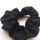 100% Len, scrunchie black