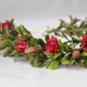 Sen o rubinowej polanie – romantyczny wianek handmade z czerwienią i zielenią w stylu boho