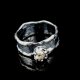 DIAMENT W SUROWYM SREBRZE R 16
