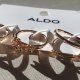 Zestaw pierścionków ALDO 5 sztuk kwiatki kolor zloty