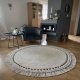 Duży 300 cm okrągły dywan Boho Home