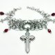 Bransoletka Stal Chirurgiczna Szkło kolczuga chainmaille