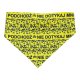 Bandana dla psa na gumce rozmiar L (48-54 cm) Nie dotykaj!