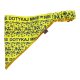 Bandana dla psa na gumce rozmiar L (48-54 cm) Nie dotykaj!