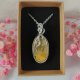 Naszyjnik Agat Crazy Lace stal chirurgiczna wisiorek handmade wirewrapping