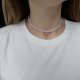 Choker z zawieszką w kształcie serca