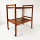 Stolik- barek tekowy Mid Century, BRDR.FORBO, Dania, lata 60