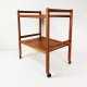 Stolik- barek tekowy Mid Century, BRDR.FORBO, Dania, lata 60