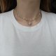 Choker z zawieszką w kształcie serca