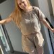 Letni set szorty i top - lniany muslin