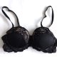 Czarny biustonosz push-up Marks&Spencer
