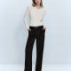 MASSIMO DUTTI / WEŁNA + LYOCELL