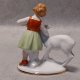 Gerlod TETTAU Porcelanowa Figura Dziewczynka z sarenką Bavaria Bardzo ładna!
