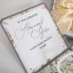 10 rocznica ślubu, aluminiowe gody, exploding box, kartka 3d