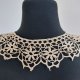 Koronkowy kołnierzyk ażurowy  handmade
