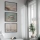 ZESTAW PLAKATÓW 50x70 cm Bałtyk: ryby, plaża i żaglówki (set202)