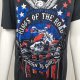 Cameo Rose długi damski t-shirt tunika nadruk 38 M