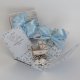 Pamiątka Chrztu Świętego chłopca exploding box kartka 3d