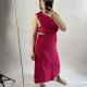 pink zara płócienna