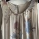 50 % Silk 50 % viskose M & G  Made in Italy- tunika sukienka delikatna kobieca dwuwarstwowa