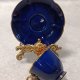CROWN DEVON Fieldings Kobaltowa Filiżanka Duet Made In England
