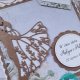 Kartka ślubna w szarościach i kraftowym brązie, personalizacja