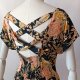 Piękna sukienka maxi Vintage w róże Floral Cottage