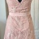 Piękna sukienka Vintage  Laura Ashley koronka Pudrowy Róż na ślub wesele