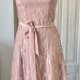 Piękna sukienka Vintage  Laura Ashley koronka Pudrowy Róż na ślub wesele