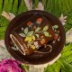 Niemiecka porcelana Kronester filiżanka i spodek wzór poziomki