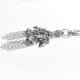 Brelok chainmail z kolcami | Stal chirurgiczna i nierdzewna | 10 cm (ok. 3.94 cala)