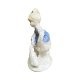 Porcelitowa figurka gęsiarki, ręcznie malowana, ZSRR lata 60.