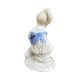 Porcelitowa figurka gęsiarki, ręcznie malowana, ZSRR lata 60.