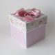 Pamiątka Chrztu Świętego dziecka exploding box kartka 3d