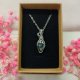 Naszyjnik Labradoryt Mini 4 stal chirurgiczna wisiorek handmade wirewrapping