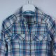 Denim Co koszula kratka cienka bawełna 8 / 34 - XS