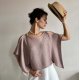 Ponczo Damskie Letnia Peleryna Plażowa Wiskozowy Sweterek Damski Na Drutach Wakacyjne Poncho do Letniej Sukienki Narzutka Boho