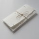 Naturalna kartka ślubna minimalistyczna papier czerpany