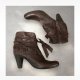 Amazing vintage Italian leather pointed toe ankle boots designer y2k 90s size 40