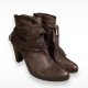 Amazing vintage Italian leather pointed toe ankle boots designer y2k 90s size 40