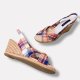 Tommy Hilfiger Chic gingham espadrille sandals
